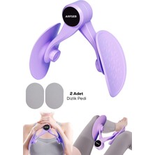 PremiumPort Mor Pilates Kalça ve Iç Bacak Sıkılaştırıcı Alet, Sağlıklı Form Deneyimi