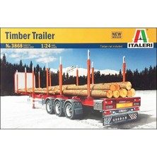 Italeri 3868S 1/24 Ölçek, Timber Trailer Tır Dorsesi, Plastik Model Kiti