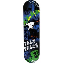 Feyza Design El Işlemeli Ahşap Kaykay, Şık ve Dayanıklı Tasarım