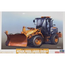 Hasegawa 66102 1/35 Ölçek, Hitachi Kar Küreme Aparatlı Tekerlekli Loader Plastik Model Kiti
