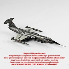 QD051 1/72 Ölçek, F-104C Starfighter Sergilemeye Hazır Plastik Uçak Maketi