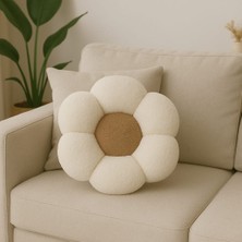 Chizgy Peluş Top Yastık Welsoft Dekoratif Kırlent Yumuşak Yuvarlak Minder Ev Dekoru Şık Tasarım