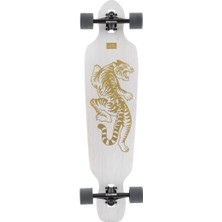 Feyza Design 38" Beyaz Bengal Uzun Tahta ile Eğlence ve Hız Dolu Sürüş Keyfi