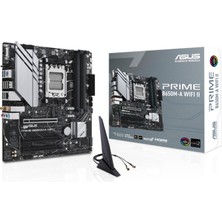 SHN Prime B650M-A Wifi Ii Ddr5 6400MHZ 1xvga 1xhdmi 1xdp 2xm.2 USB 3.2 Matx Am5(Amd Am5 9000/8000/