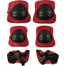 Feyza Design Kırmızı Renkli Çocuk Dizlik ve Dirseklik Seti, Konforlu ve Güvenli Kullanım