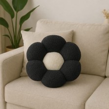 Chizgy Peluş Top Yastık Welsoft Dekoratif Kırlent Yumuşak Yuvarlak Minder Ev Dekoru Şık Tasarım