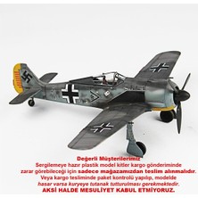 QD100 1/48 Ölçek, Focke-Wulf 190 A Sergilemeye Hazır Plastik Uçak Maketi