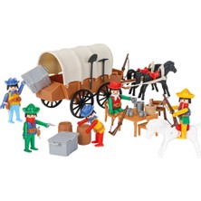 04 003 Nessiworld Mekanik Seri 3 Kovboy Arabası -Nessiworld Oyuncak