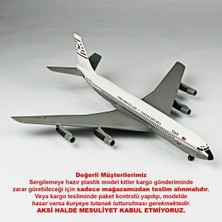 QD146 1/144 Ölçek, B-727 Sergilemeye Hazır Plastik Uçak Maketi