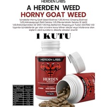 Herden Men’s & Women's Için Bitkisel Besin Takviyesi 30 Kapsül Health Support - Kırmızı Ginseng & Horny Goat Weed