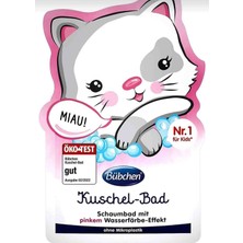 Bübchen Alman Kalitesi-Çocuklar Için Parlak Pembe Renkli Banyo Köpüğü 40 ml