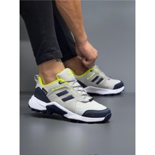 Zubiy Unisex Poli Kaymaz Taban Su Geçirmez Kışlık Spor Ayakkabı - Gri Renk