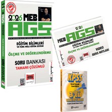 Yargı Yayınevi 2026 Meb-Ags Yeni Müfredat Ölçme ve Değerlendirme Video Ders Notları-Çözümlü Soru Bankası