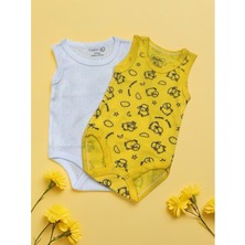 Kolsuz Ikili Bebek Çıtçıtlı Body - RYZEB005 - Hardal - 3 - 6 Ay Hardal