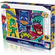 NessiWorld Pjm 714  Ks, Pjm Masks 100 Parça Çocuk Puzzle