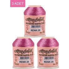 Vexor 3 Adet Altınbaşak Oya ve Dantel Ipi 20 gr - Royaleks - No: 020