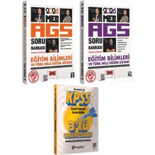 Yargı Yayınevi 2026 Meb-Ags Yeni Müfredat Eğitim Bilimleri ve Türk Milli Eğitim Sistemi Çözümlü Soru Bankası 1 ve 2