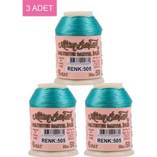 Vexor 3 Adet Altınbaşak Oya ve Dantel Ipi 20 gr - Royaleks - No: 505