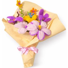 Akın Hediyelik Dekoratif Şönil Çiçek Buketi – Zarif ve Anlamlı Dokunuş