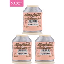 Vexor 3 Adet Altınbaşak Oya ve Dantel Ipi 20 gr - Royaleks - No: 118