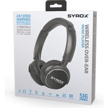 Syrox S16 Bluetooth Kulaklık + PD25T 25W Type-C Hızlı Şarj Seti