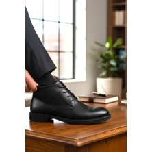 Enoch Hakiki Deri Burun Dikişli Bağcıklı Erkek Bot