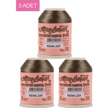 Vexor 3 Adet Altınbaşak Oya ve Dantel Ipi 20 gr - Royaleks - No: 229