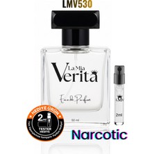 Narcotic Parfüm Erkek Uzun Süre Kalıcı Narkotik Bergamot, Çiçeksi Meyveli Liçi LMV530 Top Edp 50 ml