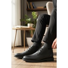 Enoch Hakiki Deri Klasik Bağcıklı Erkek Bot