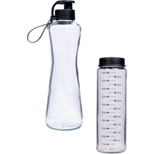 Teknotrust 2'li Cam Matara Seti 750 ml ve 550 Cc, Sağlıklı ve Şık Tasarım