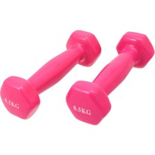 PremiumPort Yarım kg Demir Dambıl Seti, 2'li Vinyl Ağırlık Çiftleri