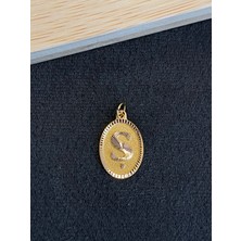 Aida Jewelss 14 Ayar Altın Harfli Kolye Ucu Klasik Model Ş Harfi Altın Kolye Ucu