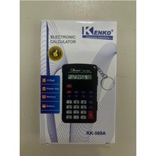 abnturk Mini Kapaklı Anahtarlıklı Hesap Makinesi 8 Haneli Renkli Ekran Tipi KK-568A