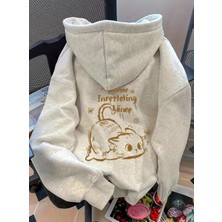 LAYORA Hoodie – Yazı Baskılı Kapüşonlu Sweatshirt