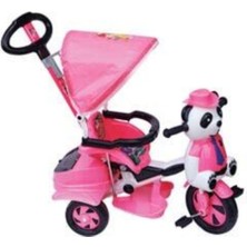 PremiumPort Çocuklar Için Panda Temalı Itme Bisikleti, Ebeveyn Kontrollü, Eğlenceli ve Güvenli