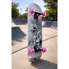 PremiumPort Işıklı Silikon Tekerli Kaykay, Eğlence ve Kayma Keyfi Için Tasarlandı