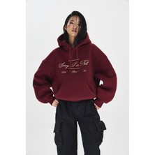 LAYORA -Unisex Baskılı Sorry, I'm Not Sweatshırt 3iplik Kaliteli Kumaş Oversize Kesim