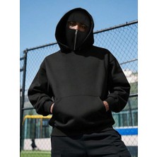 LAYORA Erkekler Için Çift Katmanlı Kapüşonlu Fermuarlı Sweatshirt,