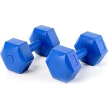 PremiumPort Dambıl Seti 2'li, 1 kg Pvc Kaplama, Spor ve Fitness Için Uygun