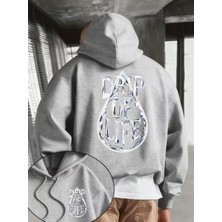 LAYORA Erkek Kapüşonlu Sweatshirt Tüm Sezon Rahat Kesim, Kışlık Kapüşonlu