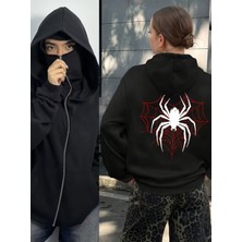 LAYORA Kadınlar Için Gotik Yarış Grafik Baskılı Kapüşonlu Sweatshirt