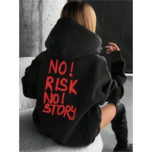 LAYORA Kadın 2yk Trend Grafik Baskılı Kapüşonlu Sweatshirt