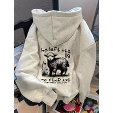 LAYORA Yazı Baskılı Hoodie – Rahat ve Trend Model