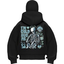 LAYORA Maskeli Ninja Polar Sweatshirt – Termal Rahatlık – Modern Görünüm