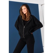 LAYORA Fermuarlı Kapüşonlu Sweatshirt H0725-R7