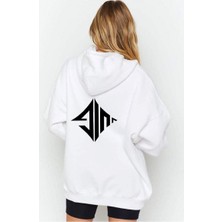 LAYORA Poland Desenli Premium Kapüşonlu Sweatshirt