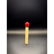 Zera Kırmızı Renk Kibrit Tasarımlı Tekrar Doldurulabilir Model Çakmak