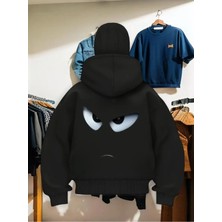 LAYORA Sokak Giyimi Için Bol Kesim Fermuarlı Kazak