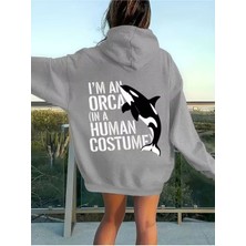 LAYORA Tek Parça Y2K Tarzı Kadın Sonbahar Uzun Kollu Kapüşonlu Sweatshirt