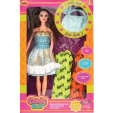 NessiWorld Anlily Çantalı Yedek Elbiseli Bebek 2281